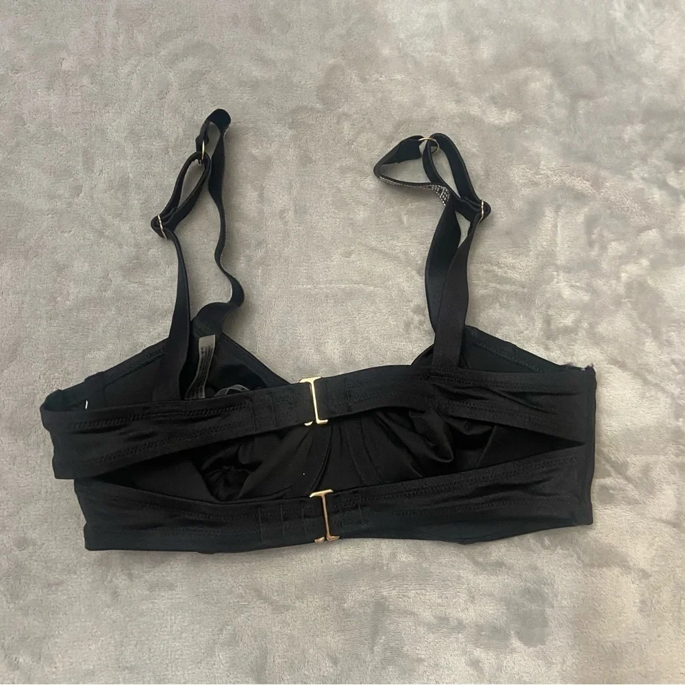 New! Victoria’s Secret Shine Strap Unlined Push Up Bikini Swim Top 4471 - Picture 8 of 11